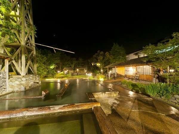 「田んぼの湯」夜