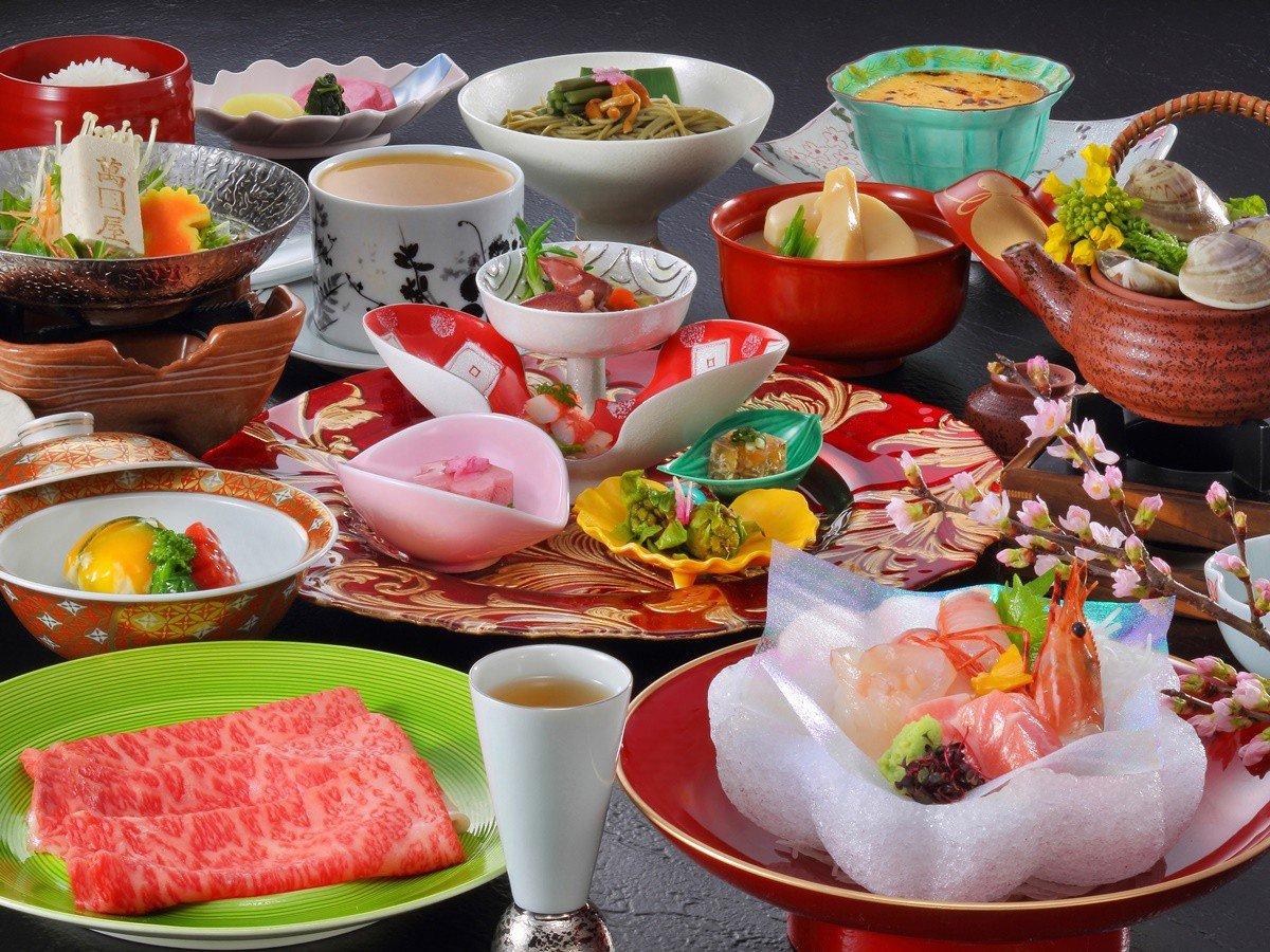山形牛ステーキ付和会席(一例)