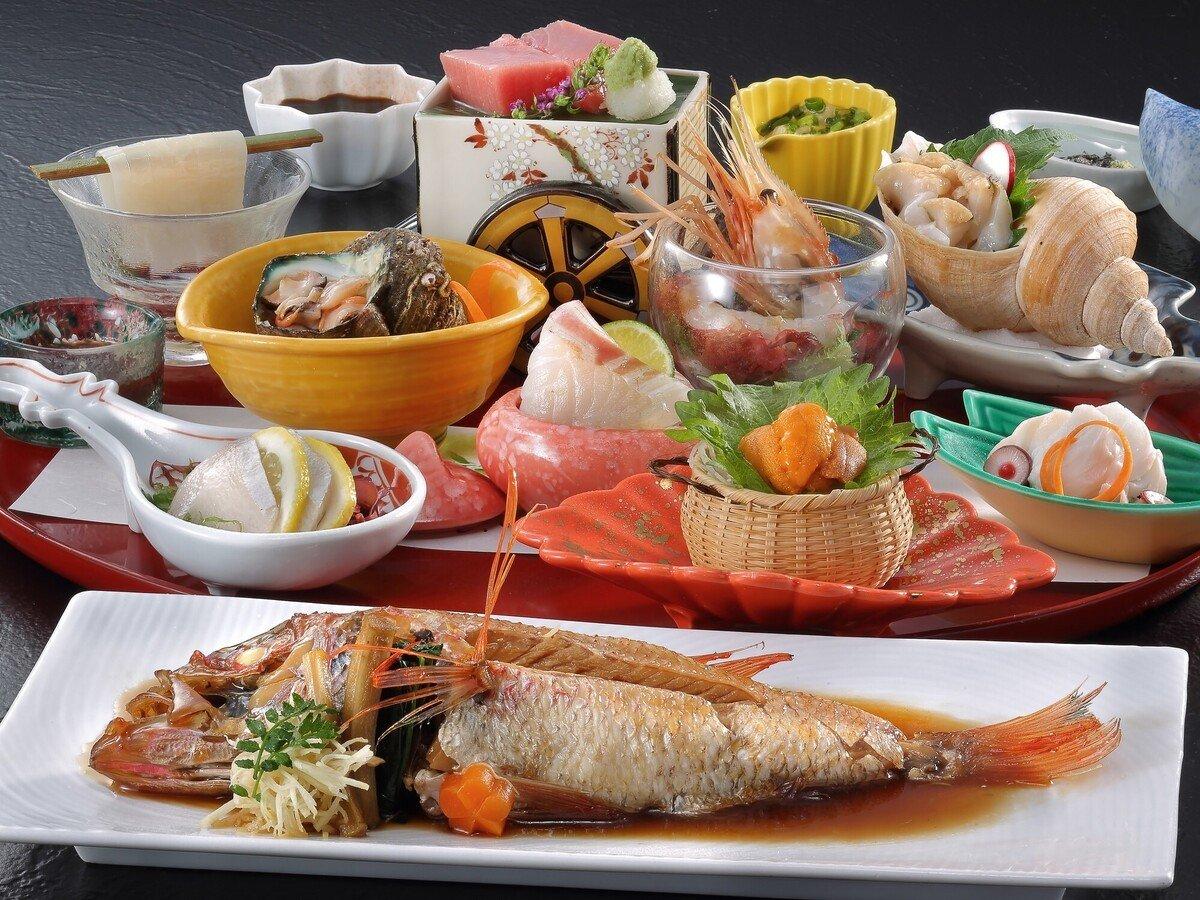 刺身九重＆<br>のどぐろの煮付け会席(一例)
