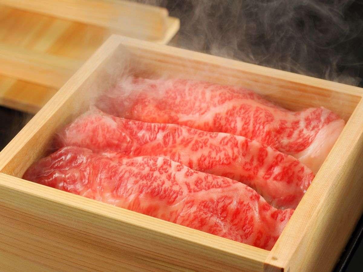 山形牛 温泉蒸し(一例)<br> (当日17時まで)