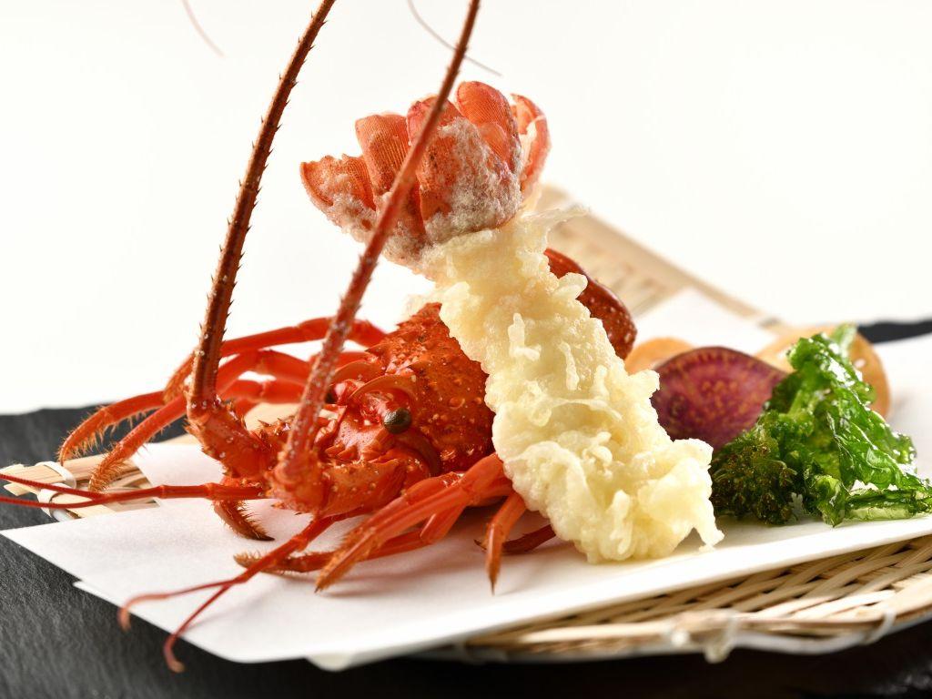 南房総白浜産 伊勢海老の天ぷら