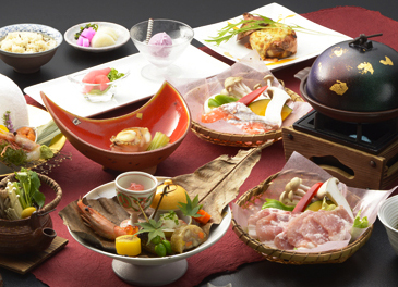 雪ほたる特別メニューを味わう