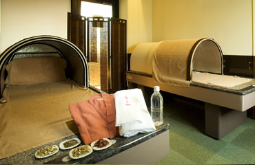 写真：ハーブセラピー岩盤浴