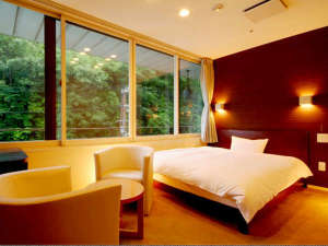 【禁煙】洋室ダブル【17平米/トイレ・シャワー付】