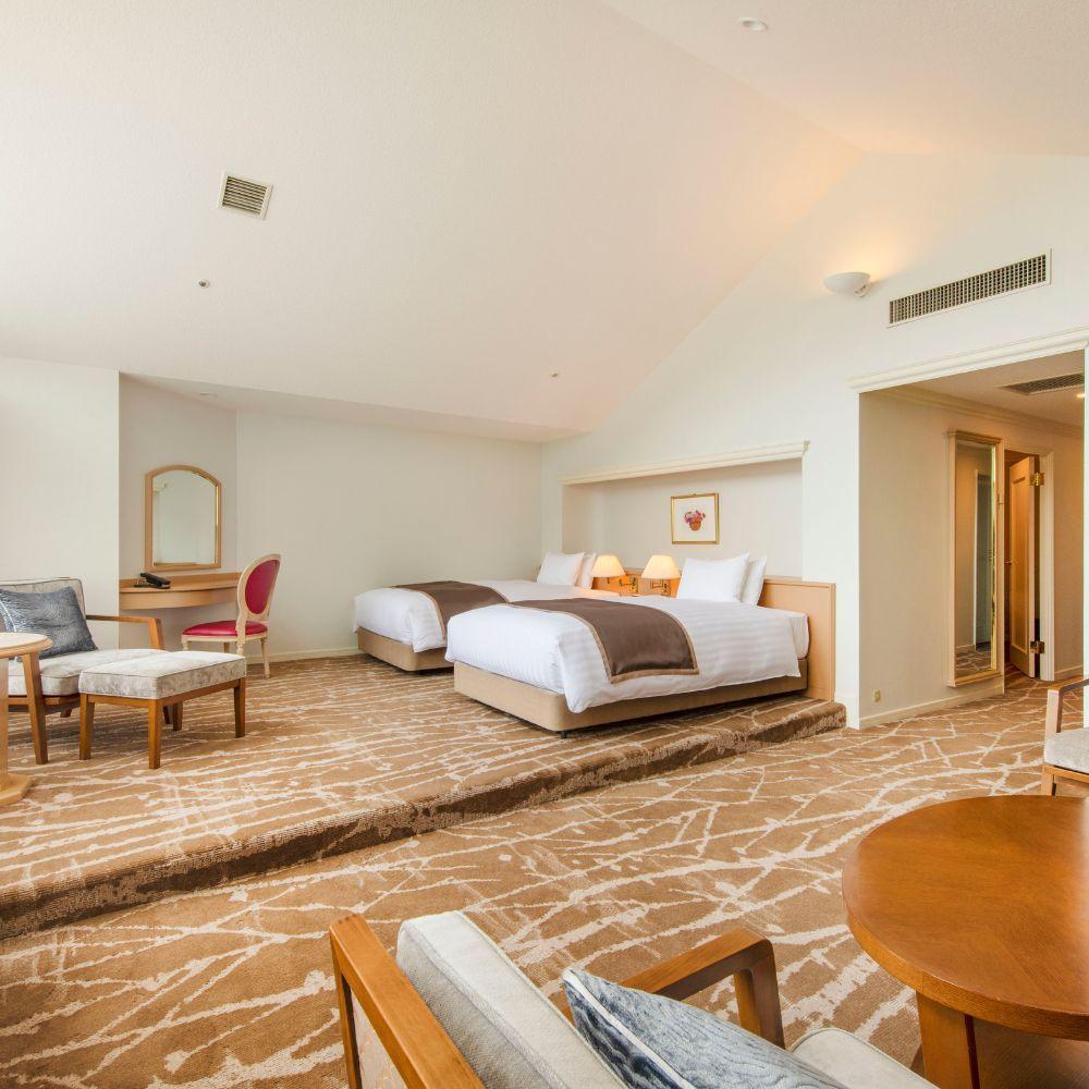 ジュニアスイート2-4名◆禁煙/66㎡　☆ツイン×ツイン