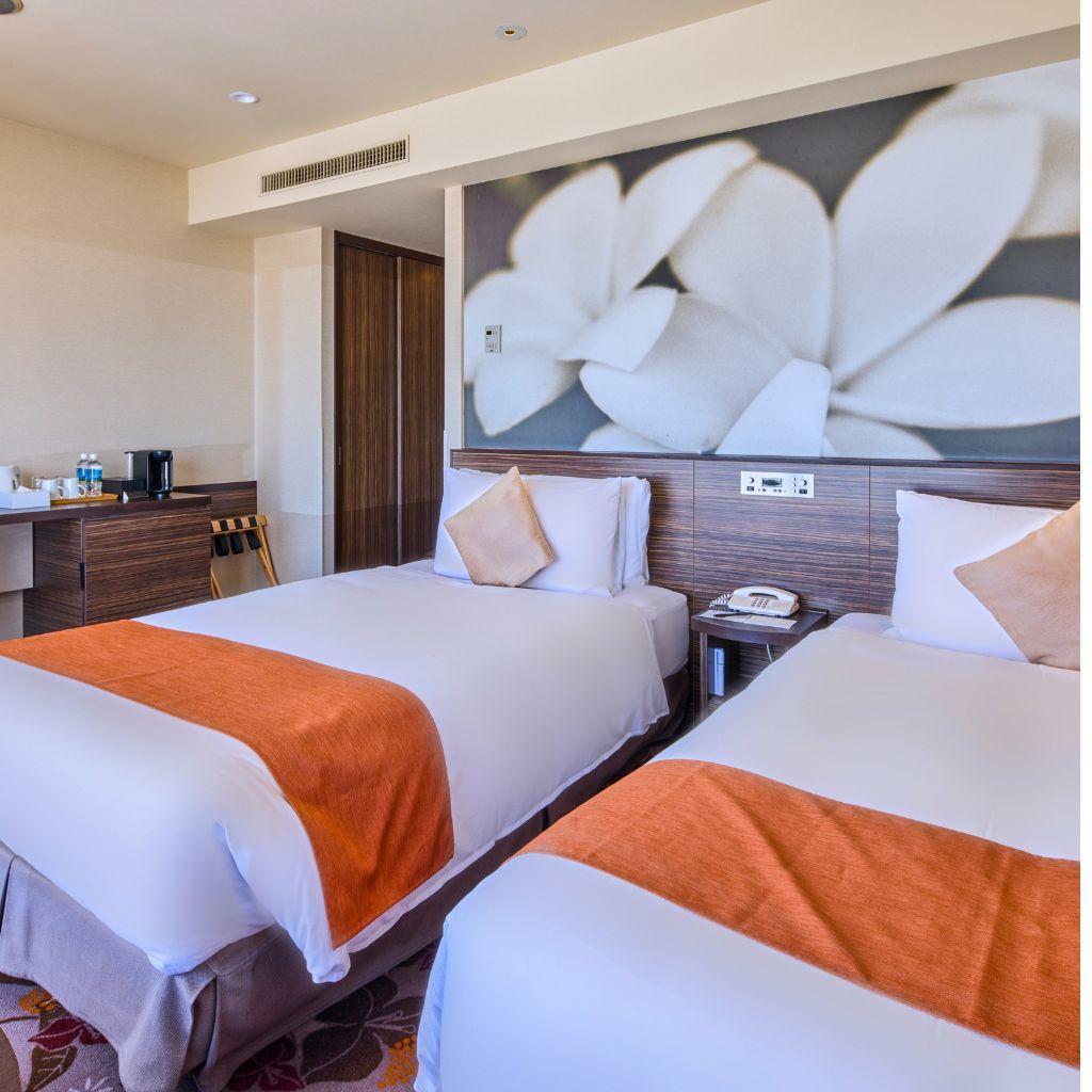 ナハナ・スーペリアツイン【最上階】【禁煙】22.5平米