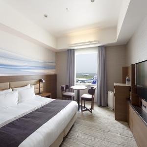 【禁煙】デラックスダブル (滑走路側5階) 28㎡