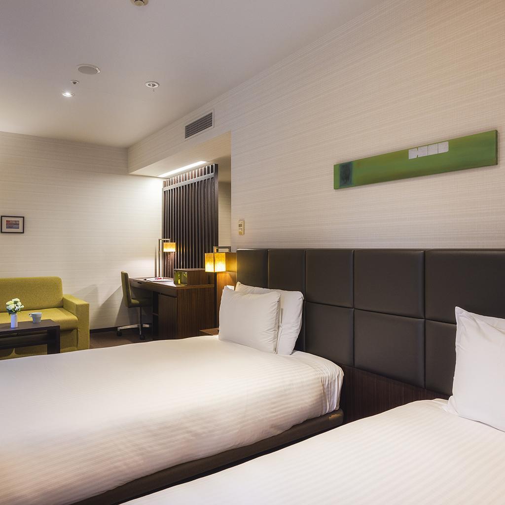 ☆禁煙☆ツインル-ム【広さ30㎡/ベット幅110cm】