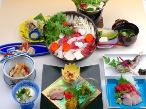 豆腐料理&猪鍋プラン♪創業400余年!隠れ家的和風旅館!